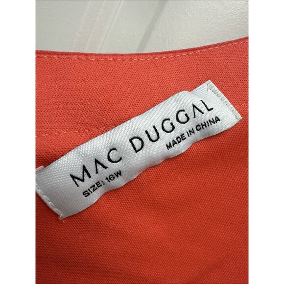 Mac Duggal Size 16 W Pink 76989 One Shoulder Beaded Fringe Cut Out Gown Dress - Picture 9 of 10